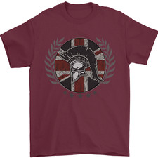 Union Jack Bodybuilding Gym Training Spartan Mens T-Shirt 100% Cotton