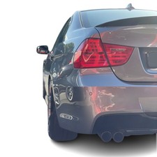Spoiler Convient pour BMW 3er e90, P-Still Type Auto-Tuning Noir Brillant 668