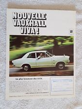 VAUXHALL VIVA - VX 4/90 - VISCOUNT Catalogue Prospectus Brochure (feuillet recto
