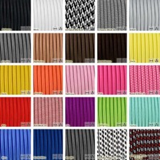 ✅ METERWARE 3 Wire Textile Cable Lamp Cable Fabric Cable 3x0.75mm2