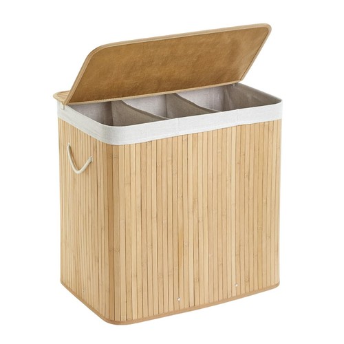 Panier linge bambou - en,