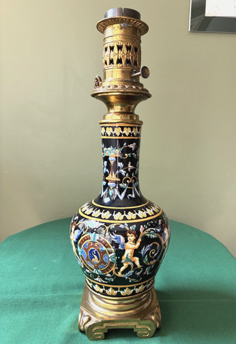 Grande lampe pétrole - lampe,