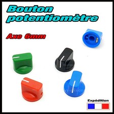 1301# de 1 à 10pcs  bouton pour potentiomètre axe 6mm 