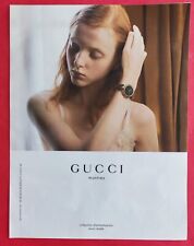 PRESS AD GUCCI Watch and CHLOE Sunglasses