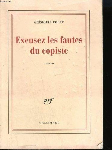 Excusez les fautes copiste - fautes, du