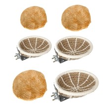 Nid d'élevage d'oiseaux avec coussin en peluche, nid de Cage à oiseaux