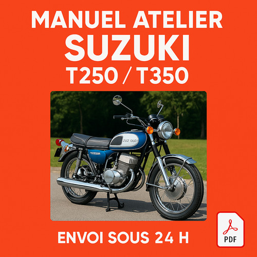 Manuel atelier suzuki t250 - manuel,