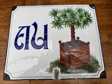 Ancienne plaque émaillée