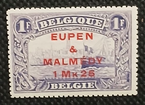 Belgium occupation 1920 cob - belgium,