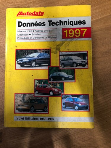 Autodata 1997 donnees - autodata,