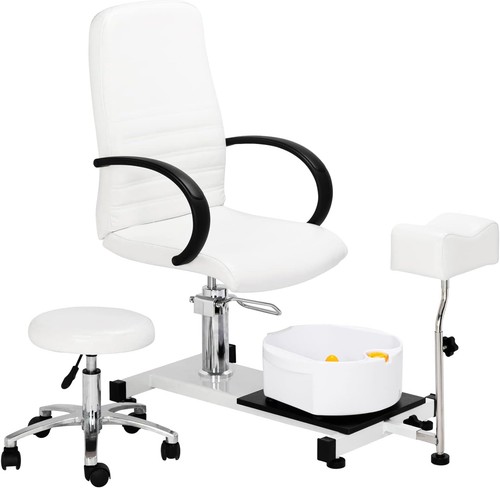 Pedicure chair white with - pedicure,