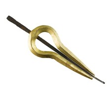 Guimbarde - Harpe juive - Murchunga Népalaise en Laiton et Fer Brut  #2094