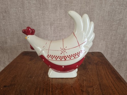 Figurine poule céramique - figurine,