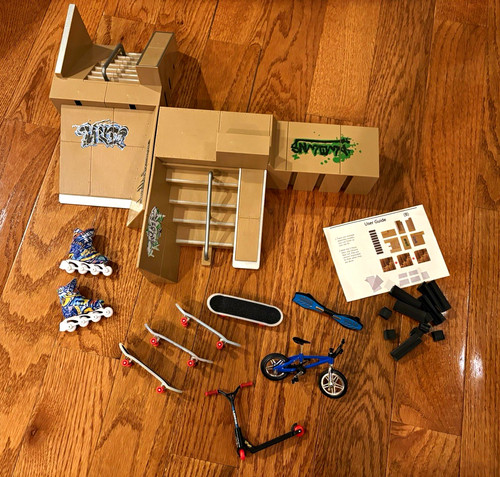 Finger skatepark playset - skatepark, w/