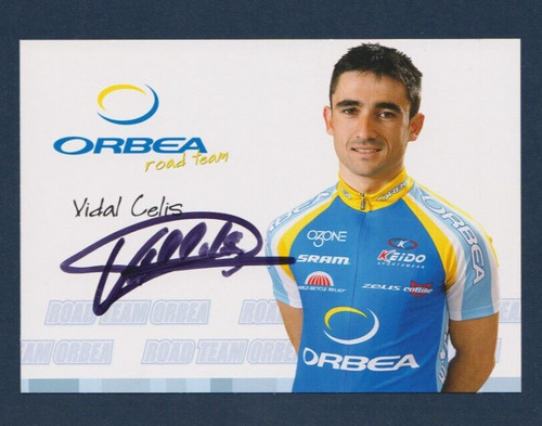 Cyclisme carte cycliste vidal - cycliste,