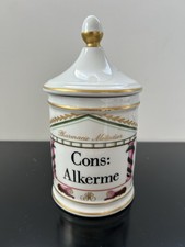 POT PHARMACIE CONS: ALKERME PHARMACIE METADIER APOTHICAIRE PORCELAINE LIMOGES 