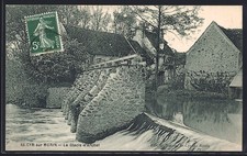 Old postcard St-Cyr-sur-Morin, Le Glacis d ́Archet 1908 