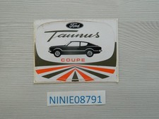 FORD TAUNUS COUPE STICKER FORD RARE VINTAGE