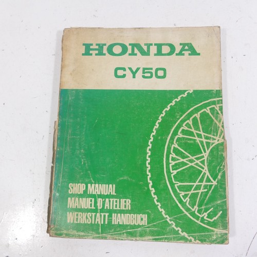 Honda manuel d - cy, d’atelier