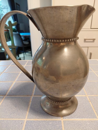 Pichet etain decor perle - pichet,