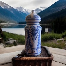 LARGE EARTHENWARE PHARMACY JAR