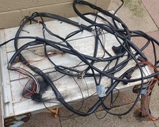 VOLKSWAGEN MK1 GOLF CABRIOLET  REAR WIRING HARNESS BLACK PLUG CE1 PINS