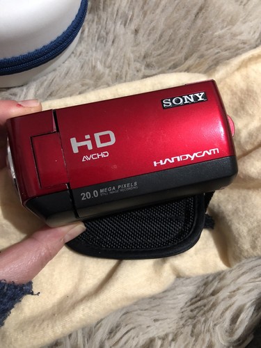 Camera rouge sony handycam - hd,