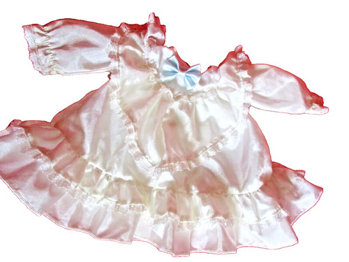 Robe blanche petite poupée - robe,