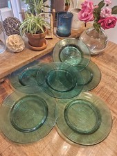 Lot 6 Assiettes Vert/bleu