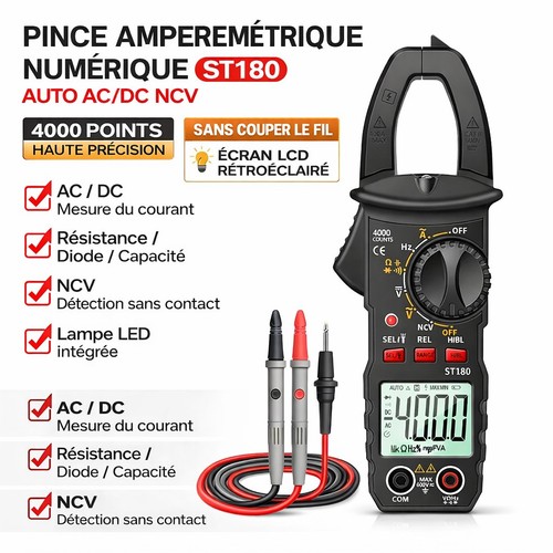 Pince ampèremétrique - pince,