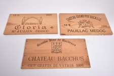 Château BACCHUS /GLORIA  Saint Julien -Graves   estampes caisse de vin