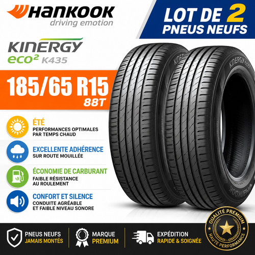 Lot pneus 185 65 - 2, r15