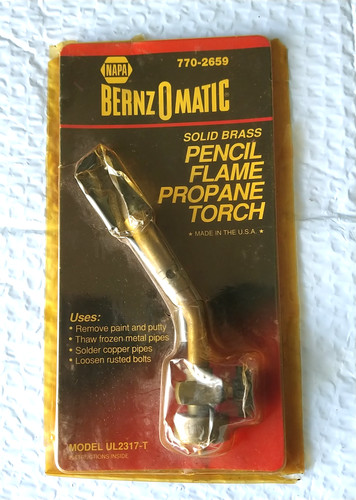 Bernzomatic basic use ul2317 - bernzomatic, ul2317-t