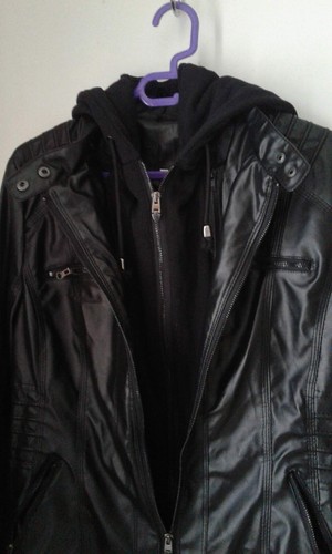 Veste capuche zipper femme - veste,