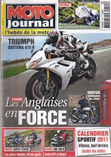 MOTO JOURNAL N°1942 TRIUMPH DAYTONA 675R / NORTON COMMANDO 961 SPORT / TENERE