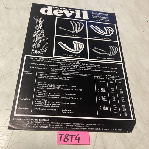 Devil pot échappement moto