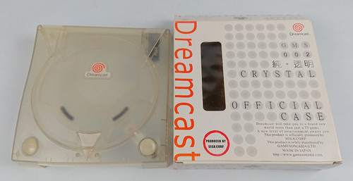 Coque sega dreamcast crystal - sega,