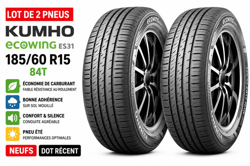 Lot pneus 185 - 2,
