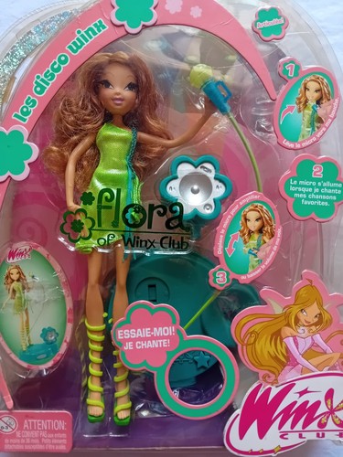 Winx club flora poupée mattel - flora,