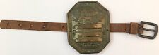 Craft Plate - Private Guard Mounting Armband Strap Leather Circa 1890