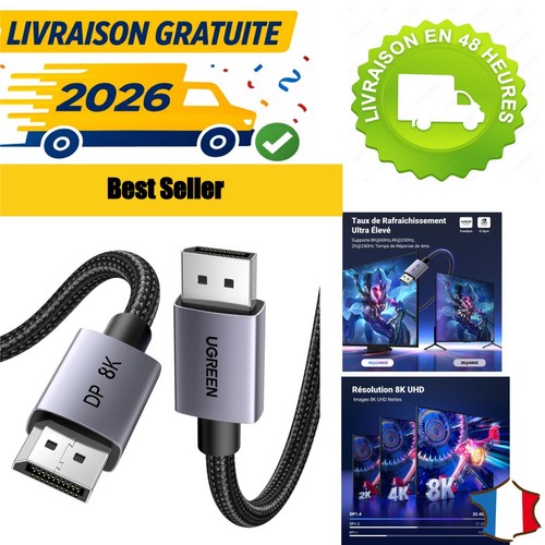 Ugreen câble displayport 4 - ugreen,