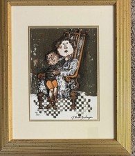 RARE Graciela Rodo Boulanger 93/200 Mother & Child limited Original Lithograph