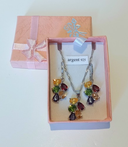 Parure bijoux collier chaîne