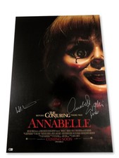 Annabelle Multi Signed Autograph 27X40 Poster Wallis Horton Leonetti BAS AE16387