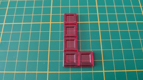 Polyominos rouge pentominos - , en