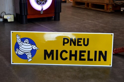Plaque émaillée michelin - plaque,