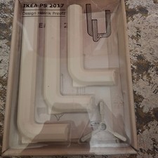 IKEA PS 2017 Candle Stick Holder 003.582.21 White MCM Candelabra Henrik Preutz