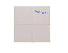 NIKO 102-31008 Set de finition pour interrupteur électronique - LOT de  5