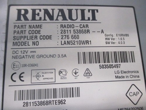 Autoradio recepteur renault - ,