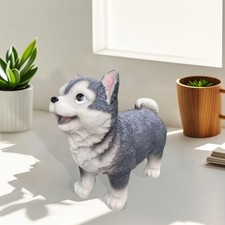 Figurine de chiot Husky de